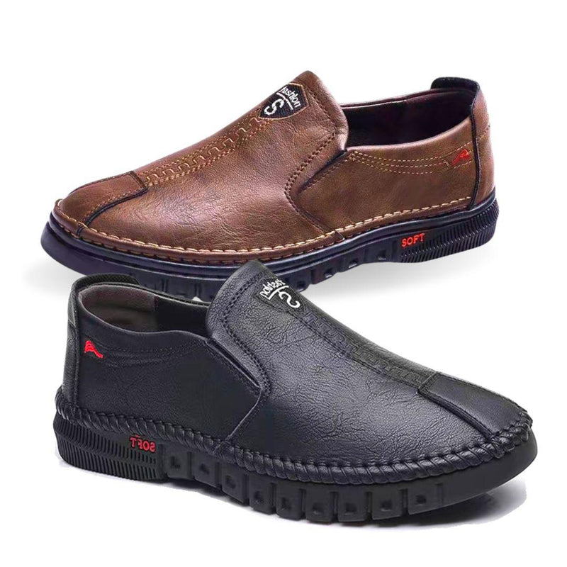 Mocassim Ortopédico de Couro Comfort - [COMPRE 1 LEVE 2] Oferta Apenas Hoje! - Novo Estoke 