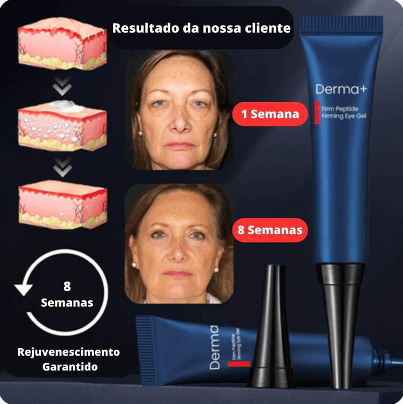 Gel Antienvelhecimento DERMA+ Firm - Efeito Prolongado - Novo Estoke 